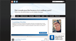 Desktop Screenshot of malade-mais-heureux.com