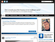 Tablet Screenshot of malade-mais-heureux.com